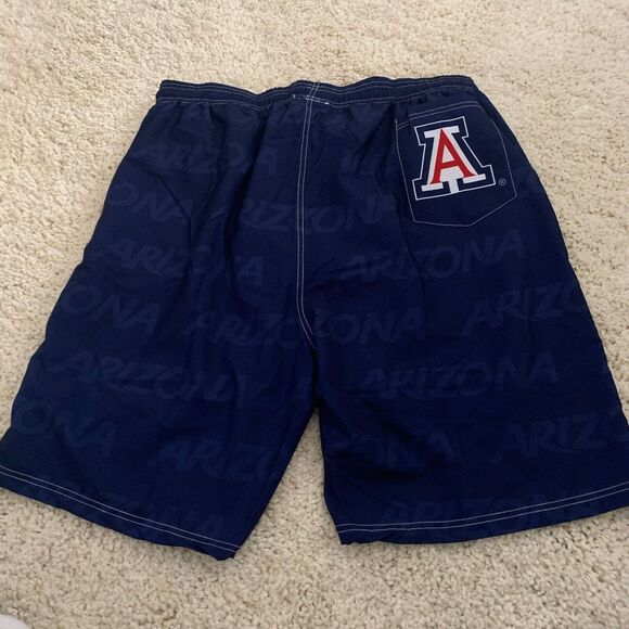 Arizona Wildcats Shorts NCAA G-III Mens 3XL Blue Swim Trunks Lined Nylon Logo - Picture 3 of 6